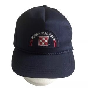 Purina Minerals Men’s Navy Blue Trucker Hat Cap